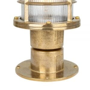 Tulia Brass Outdoor Column Pathway Light IP64 Brass Outdoor Lights Great Lighting UK Ltd